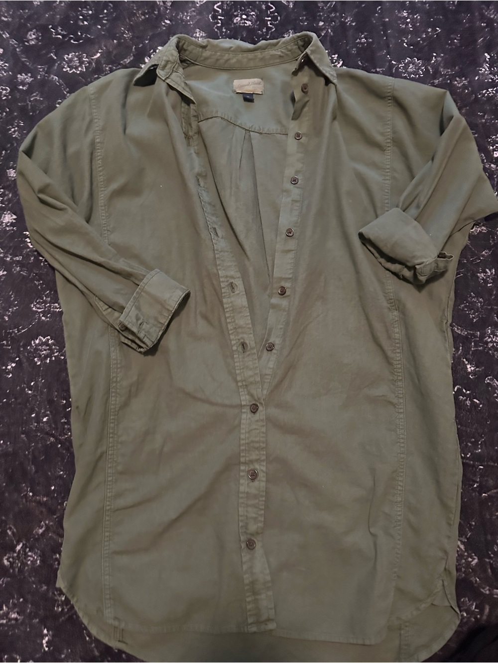 Universal Thread Olive Button-Up Shirt